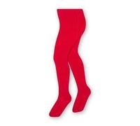 STEVEN Collant in cotone liscio e liscio per bambini/Altezza 68 cm-158 cm/Perfetto per i giorni più freddi/Coprenti/Calzamaglia per bambini/Unisex/Età 0-11/Rosso/92 cm-98 cm