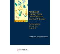 Steven Freeland Annotated Leading Cases of International Criminal Tr (Tascabile)