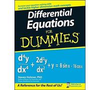 Differential Equations For Dummies by Holzner, Steven