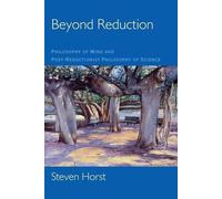 Steven Horst Beyond Reduction (Tascabile) Philosophy of Mind Series