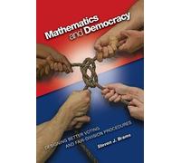 Steven J. Brams Mathematics and Democracy (Tascabile)