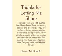 Steven J McDonald Thanks for Letting Me Share (Tascabile)