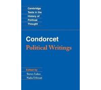 Steven Lukes Condorcet: Political Writings (Tascabile)