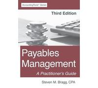 Steven M Bragg Payables Management (Tascabile)