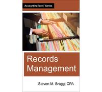 Steven M. Bragg Records Management (Tascabile)