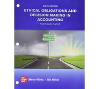 Steven M Mintz Loose Leaf Ethical Obligations and Decis (Rilegatura flessibile)