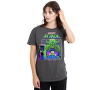 Steven Rhodes Anxiety Attack T-Shirt Donna, Nero, L