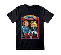 Steven Rhodes Chucky See You In Hell Nero T Shirt NUOVO E UFFICIALE