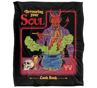 Steven Rhodes Devouring Your Soul Coperta super morbida al tatto setoso - 152 x 127 cm