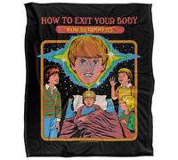 Steven Rhodes How To Exit Your Body Coperta super morbida al tatto setoso - 152 x 127 cm