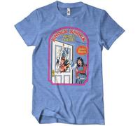Steven Rhodes Knock Knock Who's There - Maglietta SkyBlue, melange, L