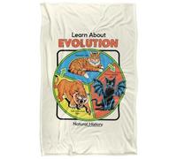 Steven Rhodes Learn About Evolution Coperta super morbida al tatto setoso - 91 X 147 cm