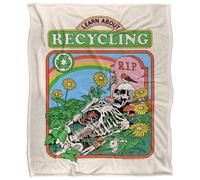 Steven Rhodes Learn About Recycling Coperta super morbida al tatto setoso - 152 x 127 cm