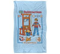 Steven Rhodes Learn About Subtraction Coperta super morbida al tatto setoso - 91 X 147 cm