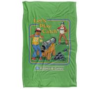Steven Rhodes Let'S Play Catch Coperta super morbida al tatto setoso - 91 X 147 cm