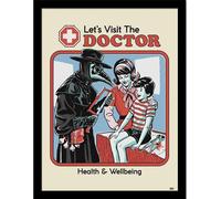Merchandising Steven Rhodes (Lets Visit The Doctor) Collector Print (Framed)