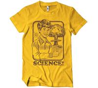 Steven Rhodes Licenza Ufficiale Science! T-Shirt da Uomo (Oro), Large