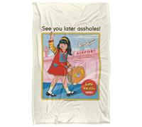Steven Rhodes See You Later Coperta super morbida al tatto setoso - 91 X 147 cm