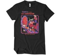 Steven Rhodes T-shirt portal to The Cat Dimension DTR-1-SR087-DTF887, Nero , L