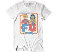 Steven Rhodes Todays Problems - Maglietta bianca, bianco, XL