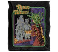 Steven Rhodes Trick Or Treat Coperta super morbida al tatto setoso - 152 x 127 cm
