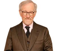 Steven Spielberg (Brown Suit) Half Body Buddy Cutout