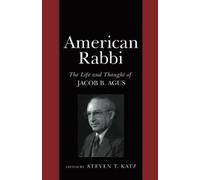 Steven T. Katz American Rabbi (Copertina rigida)