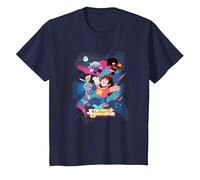 Steven Universe Group Shot Maglietta, Bambini, Navy, 3 Anni