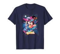 Steven Universe Group Shot Maglietta, Uomo, Navy, 4XL