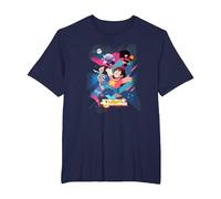 Steven Universe Group Shot Maglietta, Uomo Taglie Grandi, Navy, 2X Tall