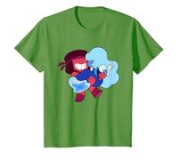 Steven Universe Sweet on Ruby And Sapphire Maglietta, Bambini, Erba, 4 Anni