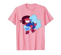 Steven Universe Sweet on Ruby And Sapphire Maglietta, Uomo, Rosa, L