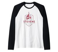 Stevens Institute of Technology Logo Maglia con Maniche Raglan