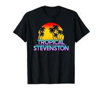Stevenston UK Funny British Weather Maglietta