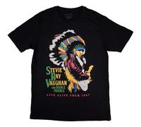 Stevie Ray Vaughan Double Trouble ufficiale Uomo maglietta unisex