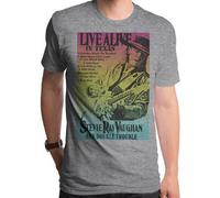 Stevie Ray Vaughan Live IN Texas Blues Classico Musica Rock T Shirt SRV0016