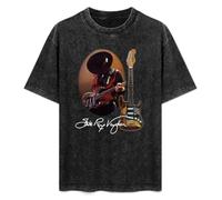 Stevie Ray Vaughan Unisex T-Shirt Cotton Men Summer Fashion Black Tee M