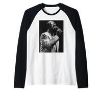 Stevie Wonder Europe '89 Tour Superstizione Maglia con Maniche Raglan