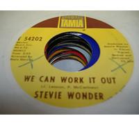 STEVIE WONDER - STEVIE WONDER 45 RPM We Can Work It Out / Never Dreamed You'd Leave In Summer