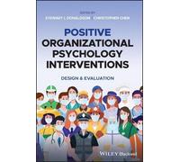 Stewart I. Donal Positive Organizational Psychology Intervent (Copertina rigida)