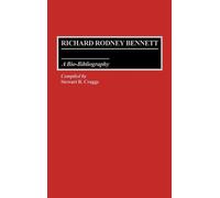 Stewart R. Craggs Richard Rodney Bennett (Copertina rigida)