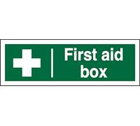 Stewart Superior first-aid box self adhesive Sign ref SP058PVC