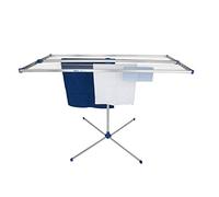 Stewi libellula XL Stendibiancheria/Asciugatrice, Alluminio Argento/Blu, 175 x 165 cm