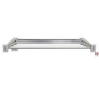 stewi Teleskop Prestige Asciugatrice da Parete, Plastica, Alluminio Argento/Grigio, 101.2 x 10-39 x 6 cm