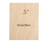 StewMac Spessore del collo per chitarra, vuoto, 0,50 gradi