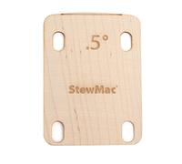 StewMac Spessori per collo per chitarra, sagomati, 0,50 gradi