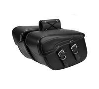 STFINE Per Kawasaki Per Vulcan 900 2000 2006 Per Moto Custom Bisaccia Impermeabile Per Cruiser Borsa Laterale In Pelle Bagagli Universale Moto Borse Laterali(Size:450mm)