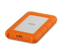 LaCie Rugged USB-C 4000GB Arancione, Argento disco rigido esterno, STFR4000800