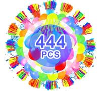 STFYUG 444 PCS Gavettoni Acqua, Palloncini Acqua Autosigillanti, Riempimento Rapido Da 10 Secondi, Olorati Water Balloons, Gavettoni d'Acqua per Feste Estive Piscina Spiaggia Giardino