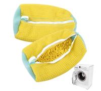 STFYUG Sacchetto Scarpe Lavatrice, Sacchetti per Lavare Scarpe in Lavatrice, Sacchetti Scarpe Lavatrice, Sacca per Lavare Le Scarpe In Lavatrice per Lavaggio Scarpe Riutilizzabile(2yellow)
